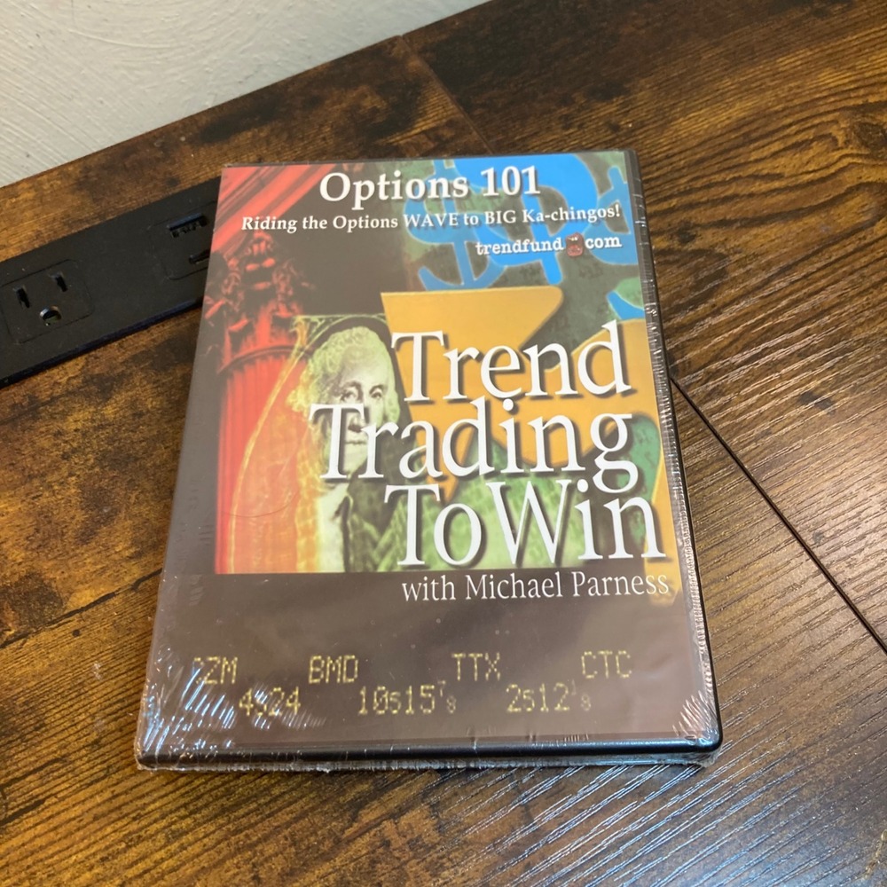 Trend Trading To Win Options 101 Michael Parness DVD Factory Sealed New
